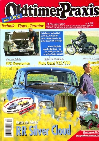 Deckblatt Oldtimer Praxis (11/2002)
